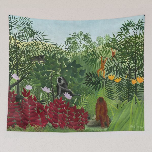 Item preview, Henri Rousseau Tropical Forest with Monkeys  designed and sold by TeeARTHY.