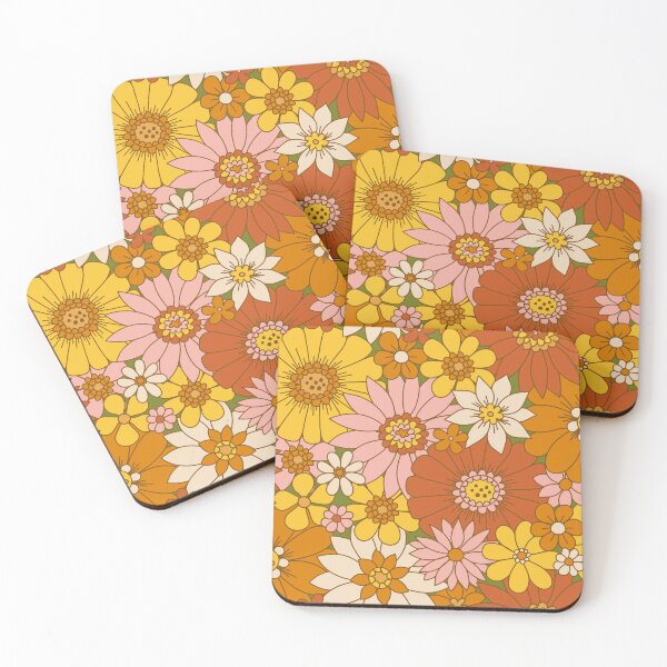 Item preview, 60s Retro Daisy Floral designed and sold by latheandquill.