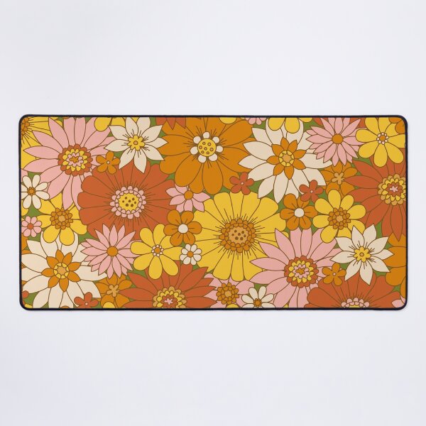 Item preview, 60s Retro Daisy Floral designed and sold by latheandquill.