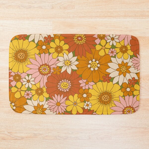 Item preview, 60s Retro Daisy Floral designed and sold by latheandquill.