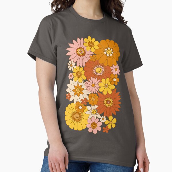 Item preview, 60s Retro Daisy Floral designed and sold by latheandquill.