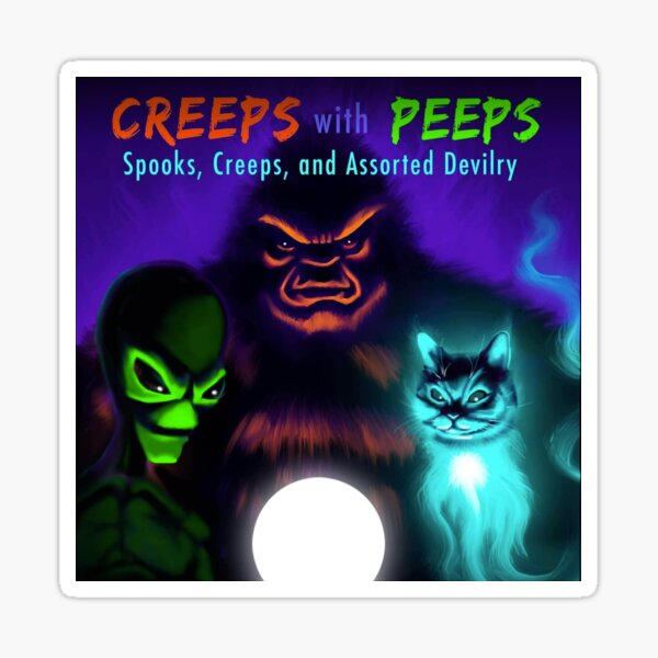 Creeps with Peeps  Sticker