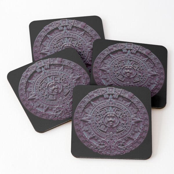Item preview, Aztec Calendar #8 - dark grey designed and sold by DaveDanchuk.