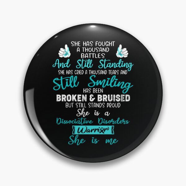 Item preview, Dissociative Disorders Warrior SHE IS ME - Support Dissociative Disorders Fighter Gifts designed and sold by Berriosly.