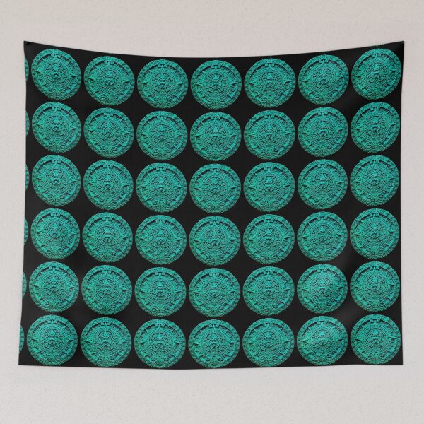 Item preview, Aztec Calendar #9 - jade green designed and sold by DaveDanchuk.