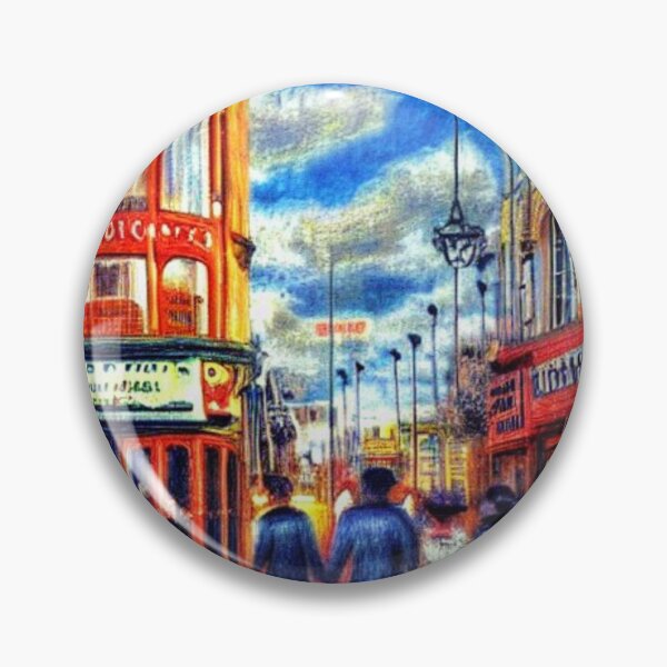 Item preview, Bright colourful street scene designed and sold by Metaverse8.