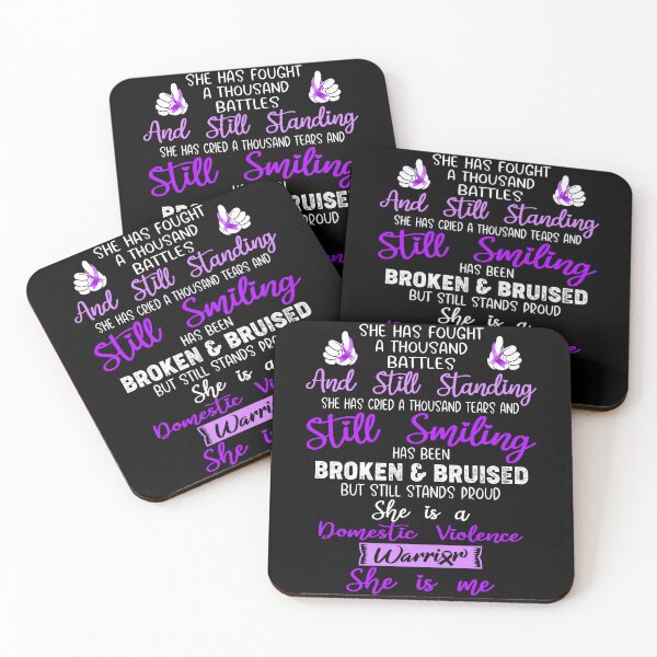 Item preview, Domestic Violence Warrior SHE IS ME - Support Domestic Violence Fighter Gifts designed and sold by Berriosly.