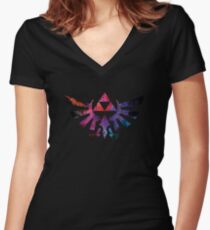 Zelda Women's Fitted V-Neck T-Shirt