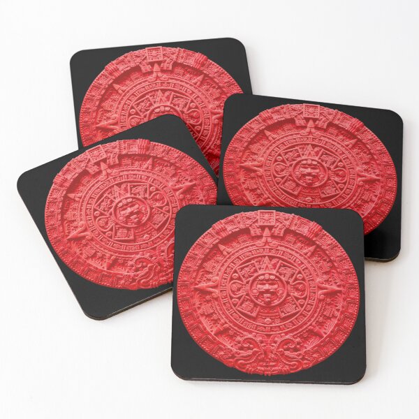 Item preview,  Aztec Calendar #11 - red designed and sold by DaveDanchuk.