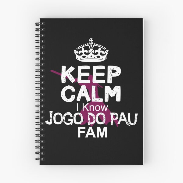 Item preview, Keep Calm I Know Jogo do Pau Fam designed and sold by MartialArtsNerd.