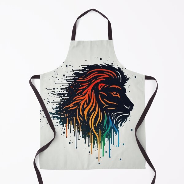 Item preview, Multicolored Computerized-Style Lion Head #2 designed and sold by Galviato.