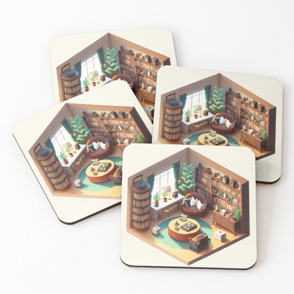 Item preview, A Readers Haven, Isometric Room designed and sold by Slice-Of.