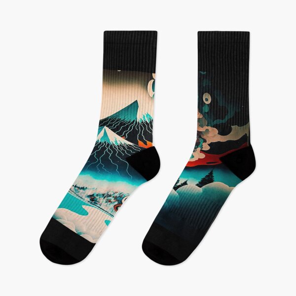 Item preview, Pintura de paisaje, estilo de arte ukiyo-e designed and sold by ParadiseSlice.