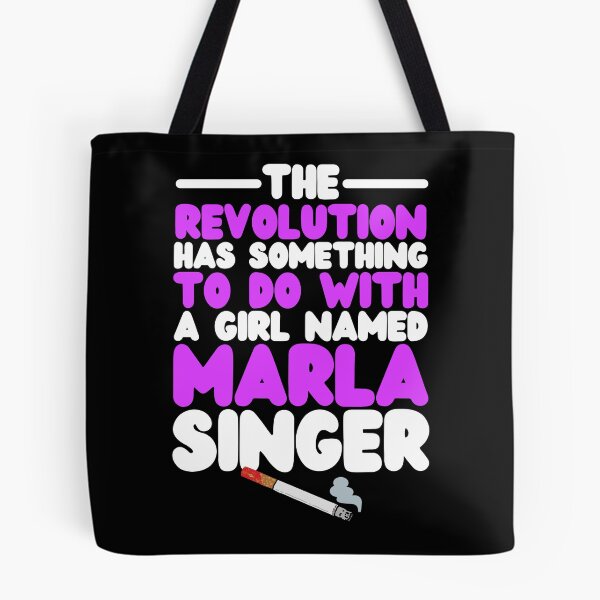Item preview, The revolution has something to do with a girl named -Marla Singer, Fight Club  designed and sold by Sticker Up.