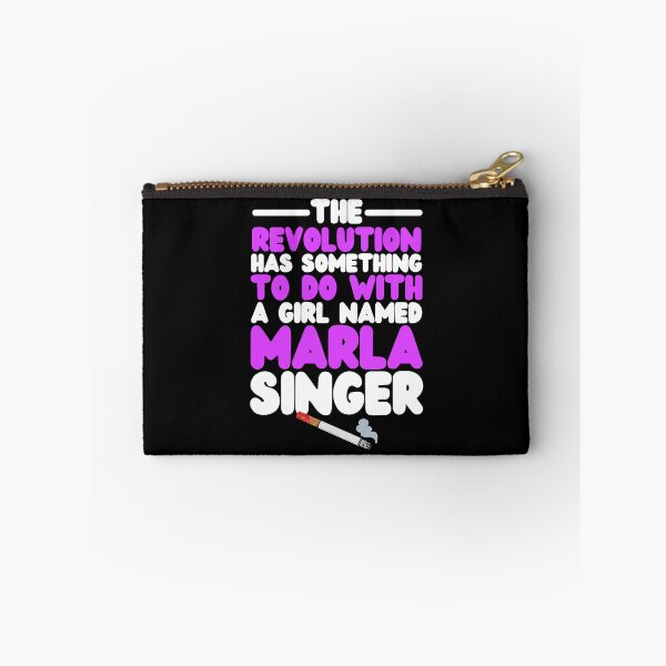 Item preview, The revolution has something to do with a girl named -Marla Singer, Fight Club  designed and sold by Sticker Up.