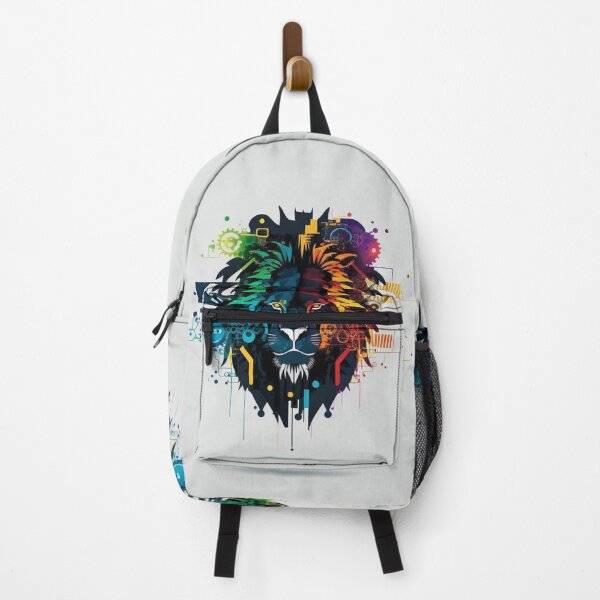 Item preview, Multicolored Computerized-Style Lion Head #3 designed and sold by Galviato.