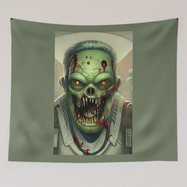 Item preview, Terrifying zombie designed and sold by Gaspar Avila.