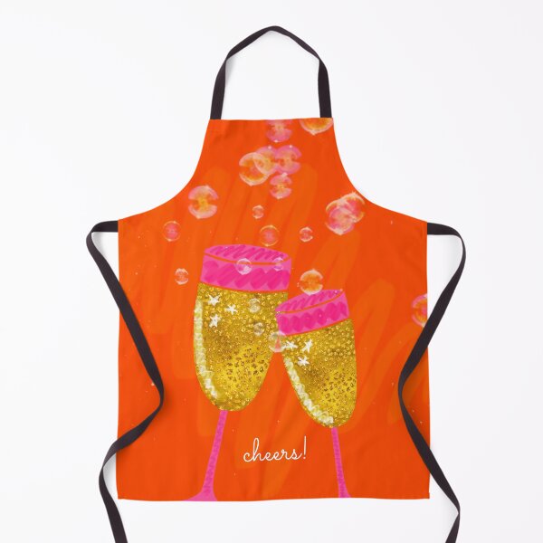 Item preview, cheers! - pink and orange designed and sold by Julia Santos.