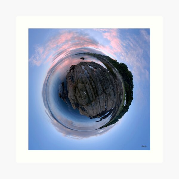 Moville Shoreline, Lough Foyle, at Dusk, Donegal Art Print