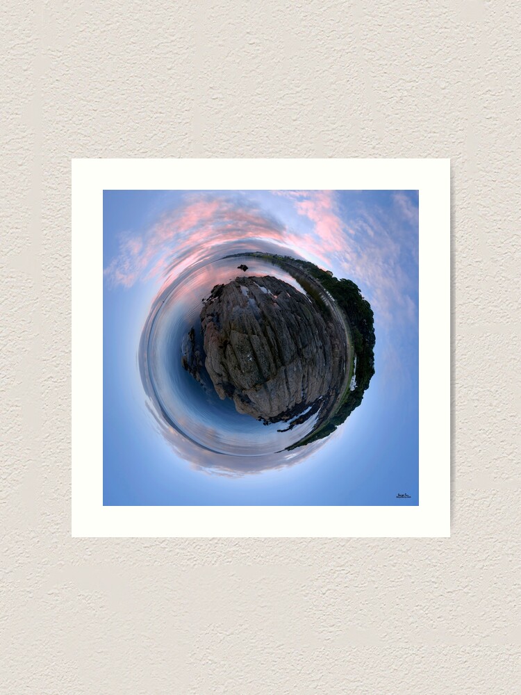 Alternate view of Moville Shoreline, Lough Foyle, at Dusk, Donegal Art Print