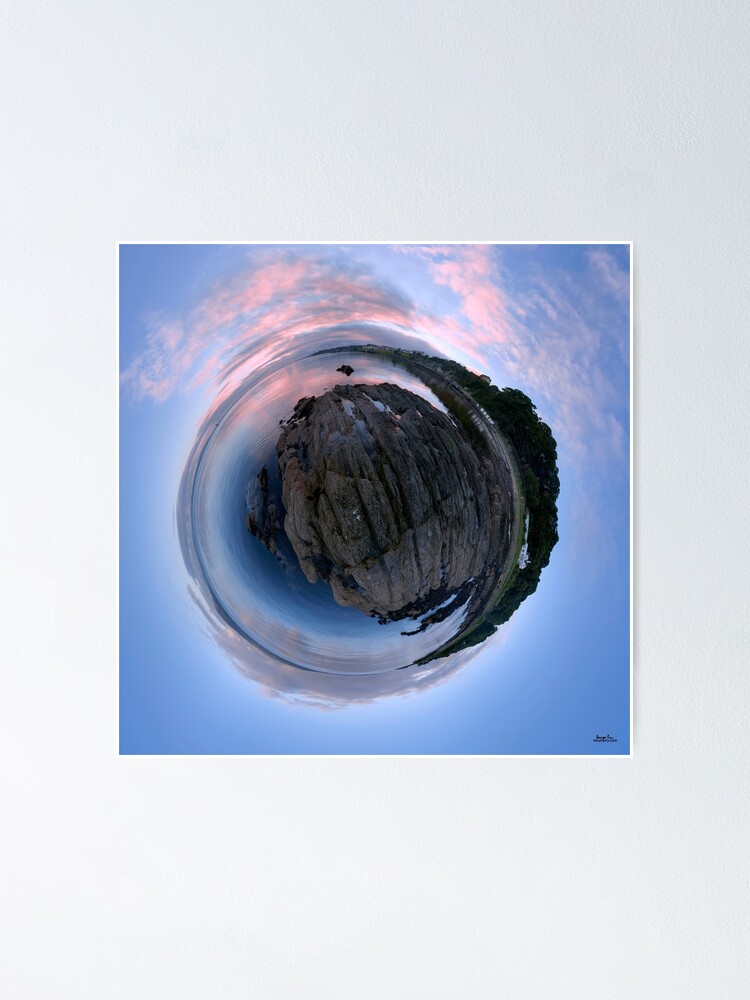 Alternate view of Moville Shoreline, Lough Foyle, at Dusk, Donegal Poster