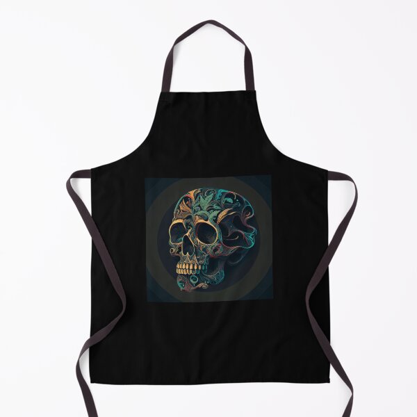 Item preview, Neon Skull digital painting designed and sold by wongwaikie.