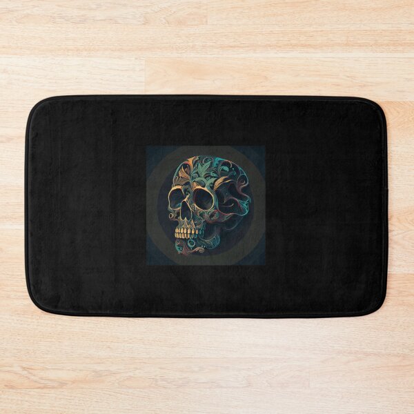 Item preview, Neon Skull digital painting designed and sold by wongwaikie.