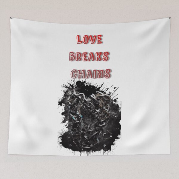 Item preview, Chains Being Broken: Christian Message of Freedom designed and sold by Art4Christ.