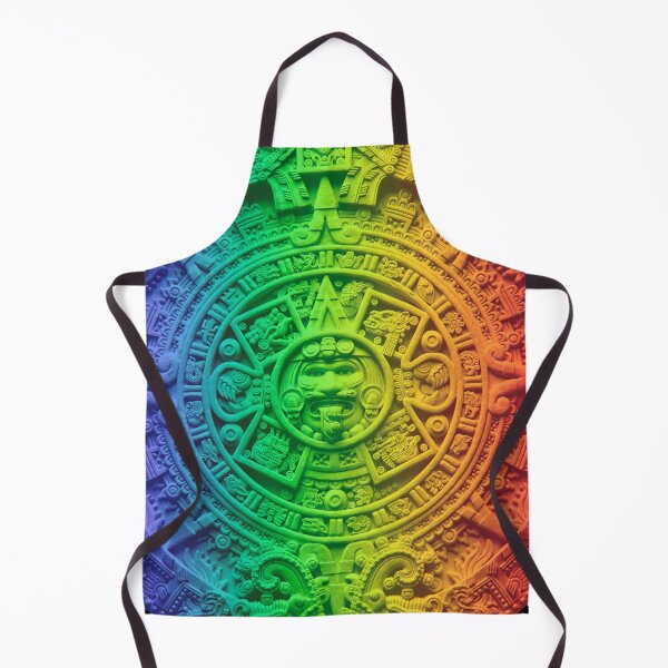 Item preview, Aztec Calendar #14 - Rainbow colored designed and sold by DaveDanchuk.