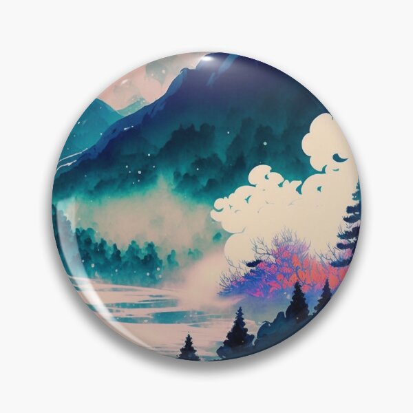 Item preview, Landscape Painting, ukiyo-e art style designed and sold by ParadiseSlice.