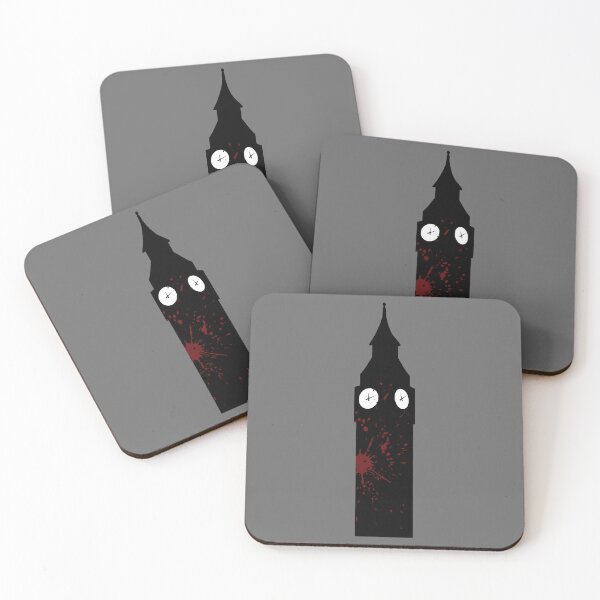 Item preview, Blood Spattered Clocktower (black) designed and sold by geekyT.