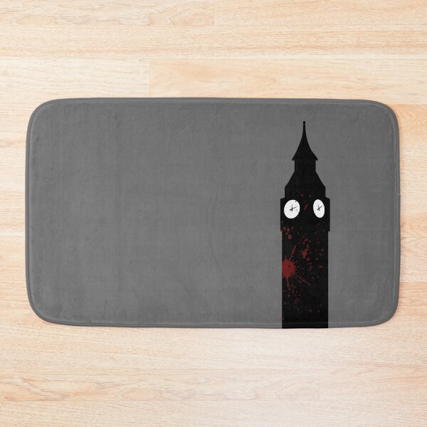 Item preview, Blood Spattered Clocktower (black) designed and sold by geekyT.
