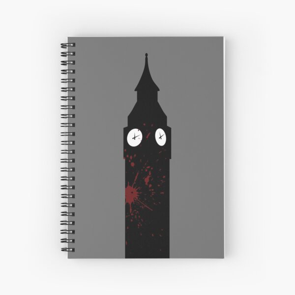 Item preview, Blood Spattered Clocktower (black) designed and sold by geekyT.
