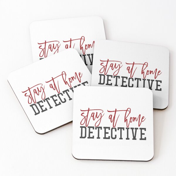 Item preview, Stay at home detective, gift idea for True Crime Junkies designed and sold by BRtisticDesigns.