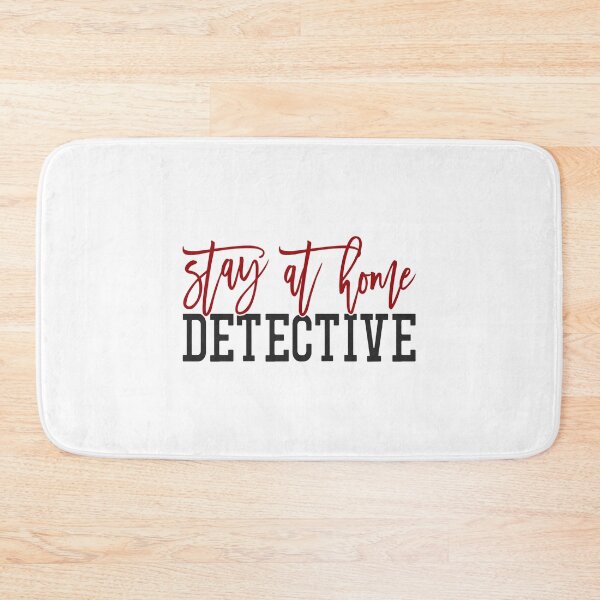 Item preview, Stay at home detective, gift idea for True Crime Junkies designed and sold by BRtisticDesigns.