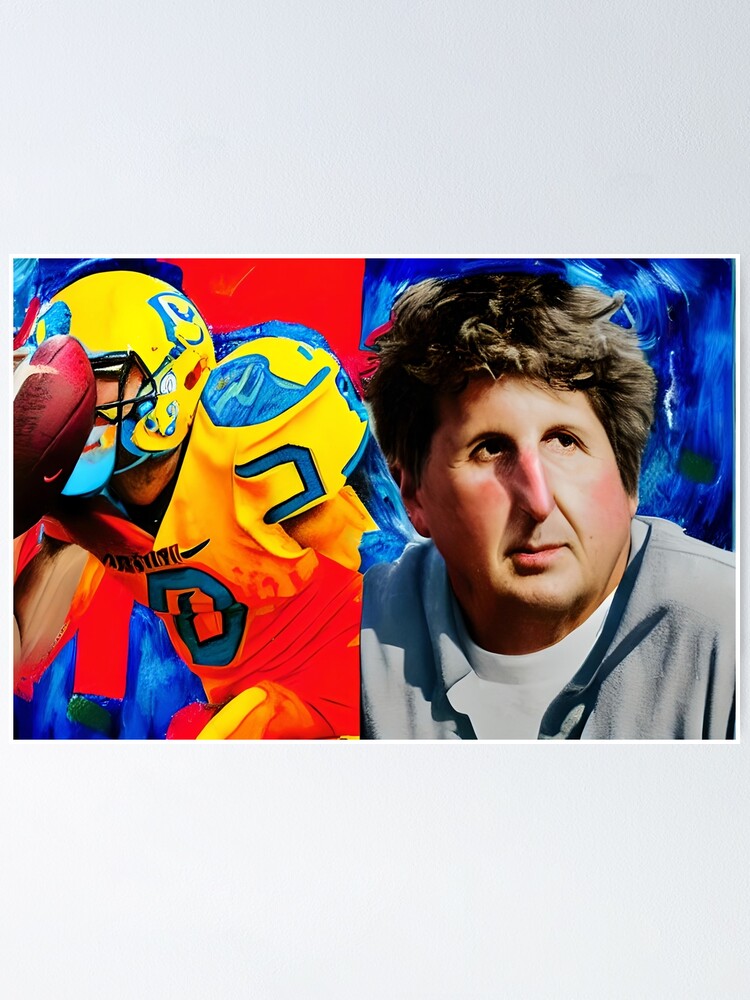 "Mike Leach" Poster for Sale by viewgraphics Redbubble