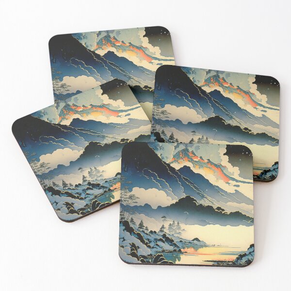 Item preview, Landscape Painting, ukiyo-e art style designed and sold by ParadiseSlice.