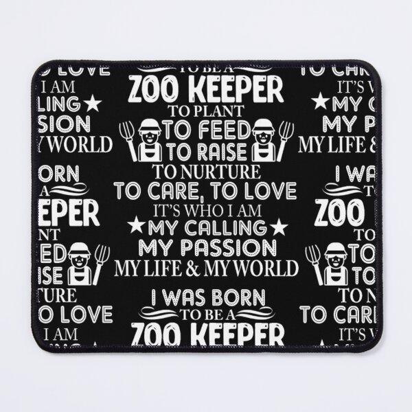 Item preview, I Was Born To Be A Zoo Keeper designed and sold by aryagiri.