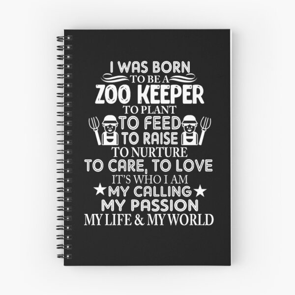 Item preview, I Was Born To Be A Zoo Keeper designed and sold by aryagiri.