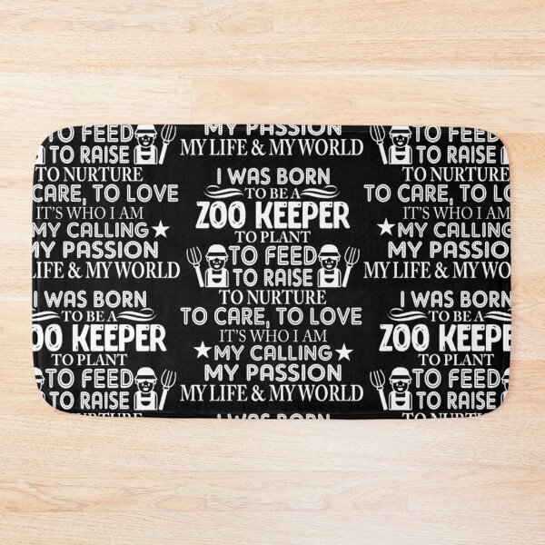 Item preview, I Was Born To Be A Zoo Keeper designed and sold by aryagiri.