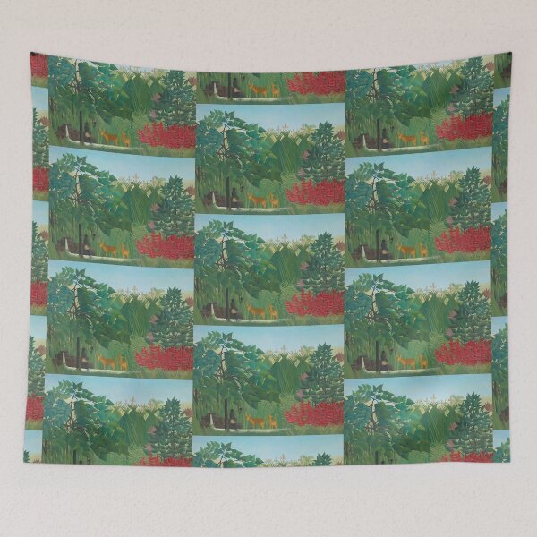 Item preview, Henri Rousseau The Waterfall Landscape designed and sold by TeeARTHY.
