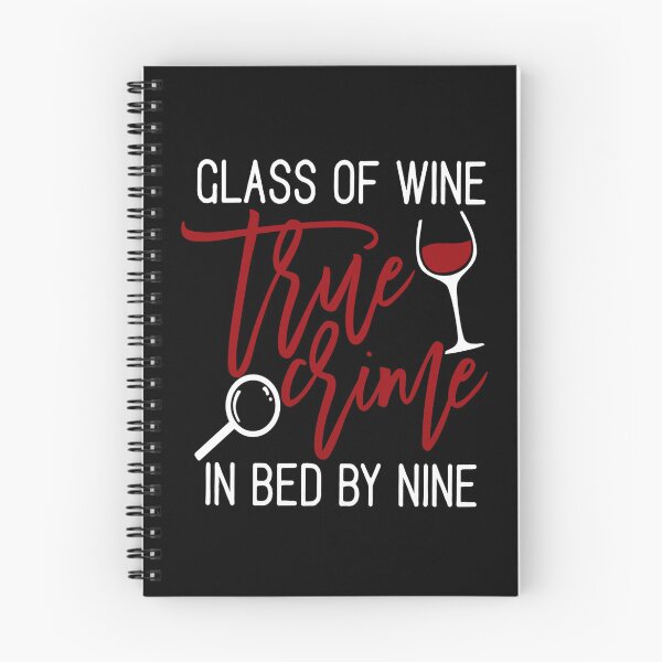 Item preview, True Crime and Wine gift for criminal podcast lovers  designed and sold by BRtisticDesigns.