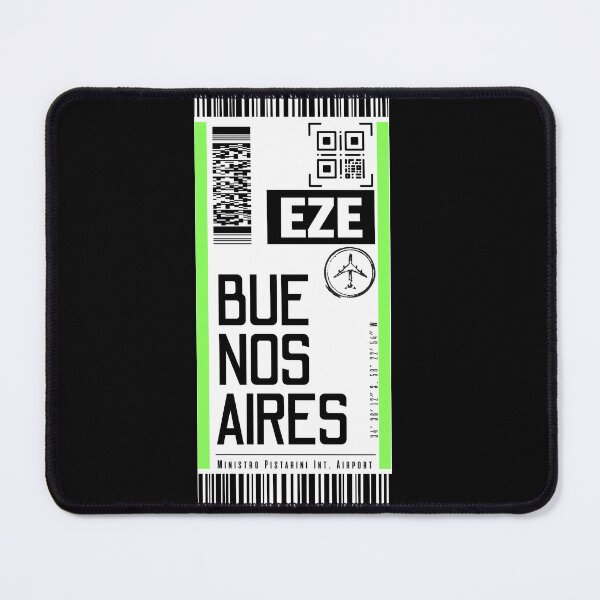 Item preview, BUENOS AIRES EZE classic luggage tag travel sticker designed and sold by LeddsoDello.
