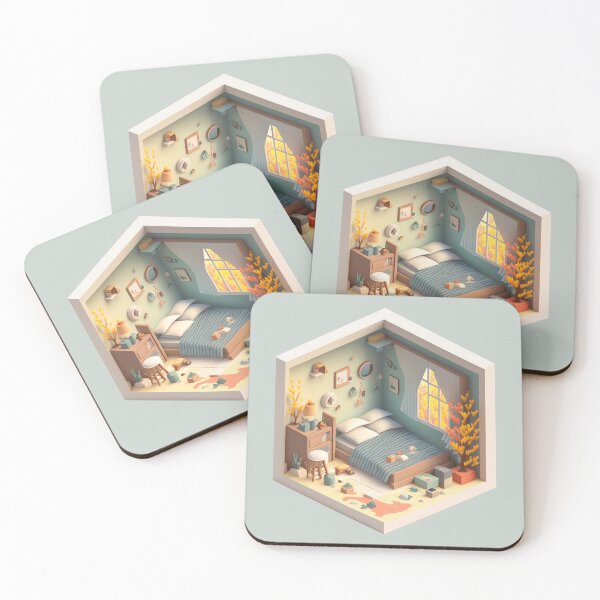 Item preview, Autumn Slumber, Isometric Room designed and sold by Slice-Of.