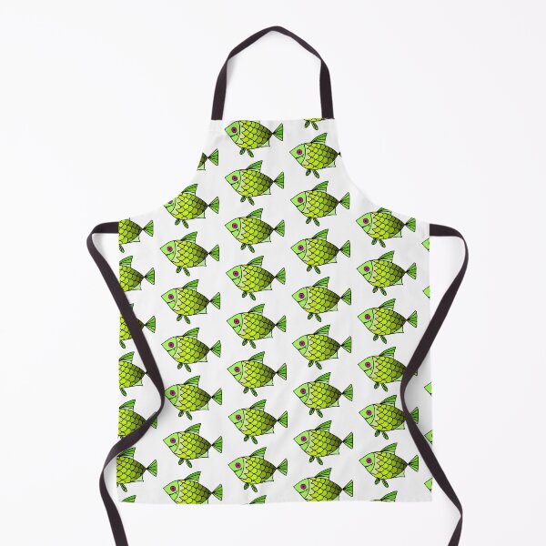 Item preview, Happy Fish illustration, green designed and sold by Gala-life1.