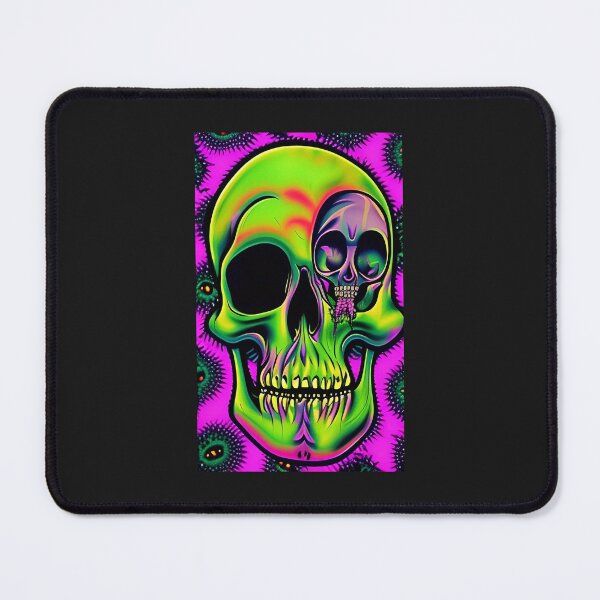 Item preview, Bright Green Skull with Smaller Skull coming out of Eye Socket designed and sold by bigberzerk.