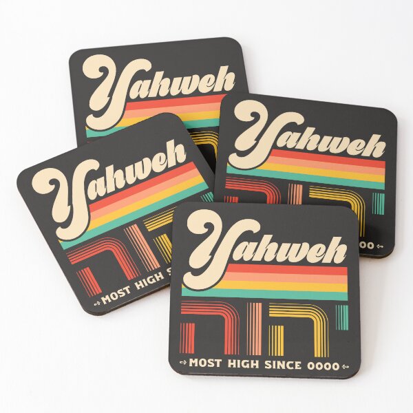 Item preview, Yahweh Most High Since 0000 Hebrew Letters Retro Style Hebrew Name Of God designed and sold by HigherBeam.