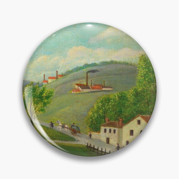 Item preview, Henri Rousseau Pastoral landscape with stream, fisherman and strollers designed and sold by TeeARTHY.