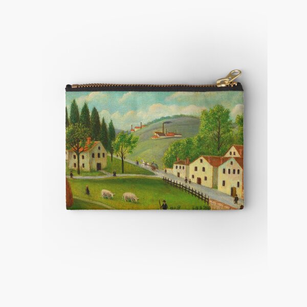 Item preview, Henri Rousseau Pastoral landscape with stream, fisherman and strollers designed and sold by TeeARTHY.