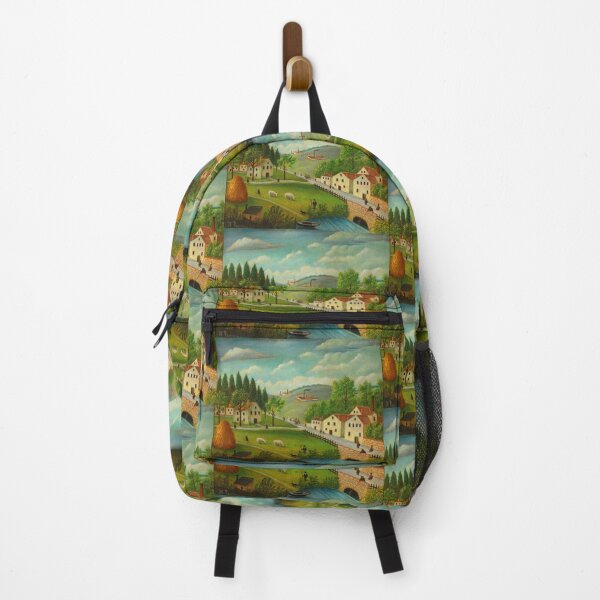 Item preview, Henri Rousseau Pastoral landscape with stream, fisherman and strollers designed and sold by TeeARTHY.